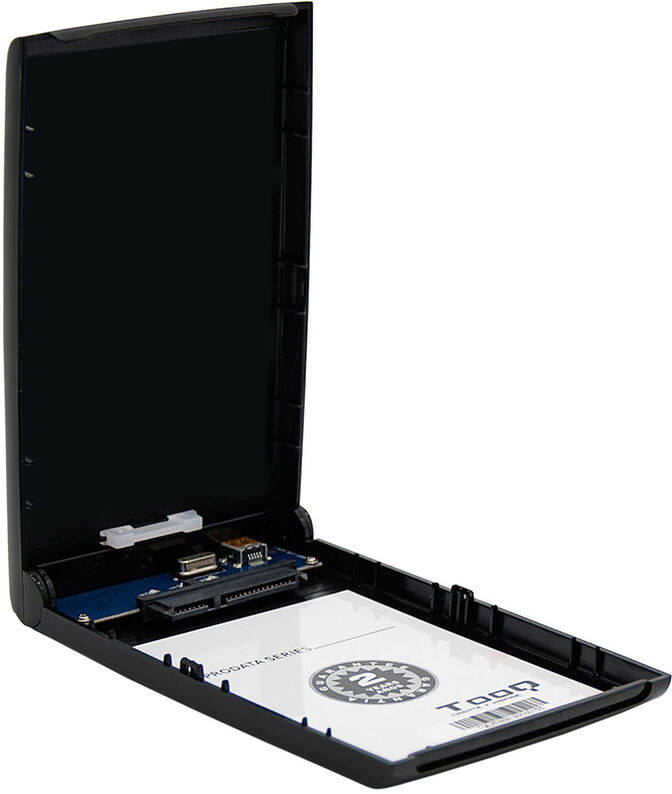 Caja Externa HDD Tooq 2.5" SATA (9,5mm) Tool Less - USB 3.0 / 2.0 Negro image number 2