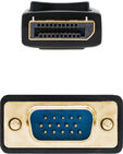 Cable Conversor NanoCable DisplayPort/M para VGA/M 2 M Negro image number null