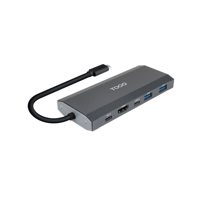 Caja SSD con HUB Tooq TQE-2241G M.2 NGFF/NVMe USB3.2 Gen 2 image number 0