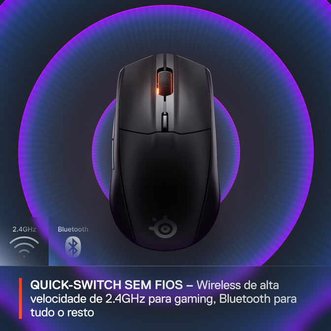 Rat&oacute;n Steelseries Rival 3 Wireless Gen2 Preto image number 2