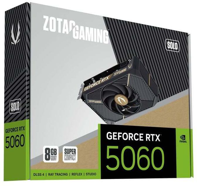 Tarjeta Gr&aacute;fica ZOTAC GeForce&reg; RTX 5060 Solo 8GB GDDR7 DLSS4 image number 7