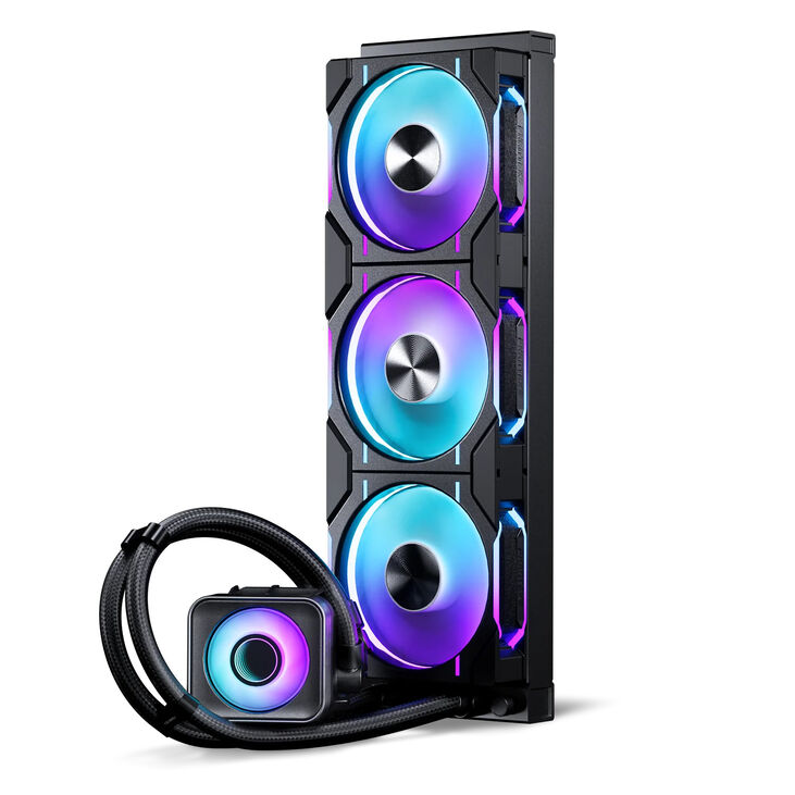 Water Cooler CPU Phanteks Glacier One 360D30 DRGB X2 Negro - 360mm image number 1