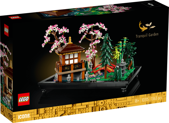 LEGO Icons: Jard&iacute;n Tranquilo, 1363 Piezas (10315) image number 0