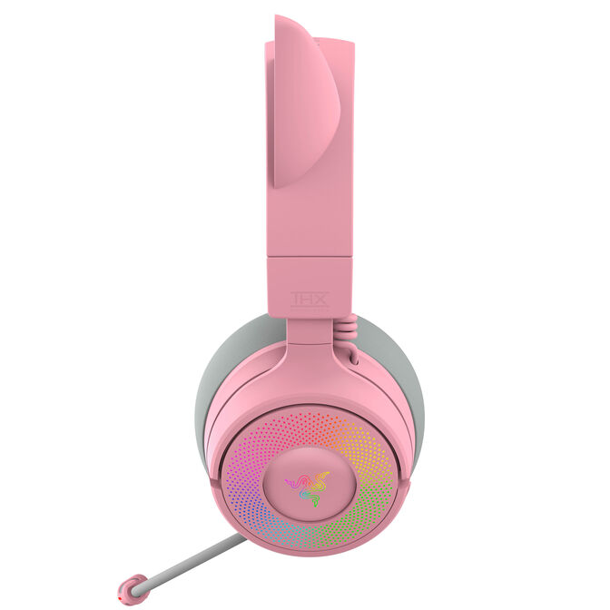 Auriculares Razer Kraken Kitty V3 Pro Wireless/Bluetooth Quartz image number 5