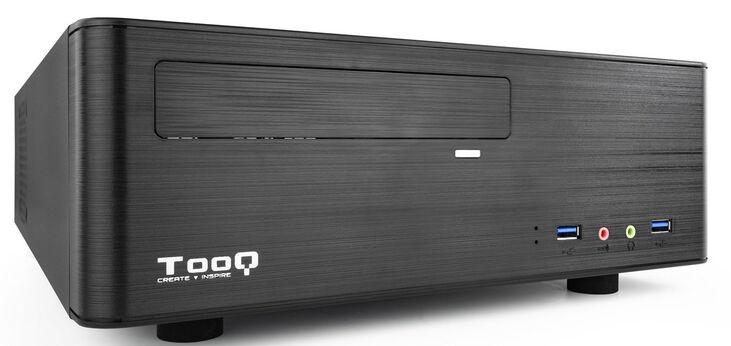 Caja Mini-ITX Tooq C/Fuente Alimentación 500W + Lector Tarjetas + 2x USB 3.0 Negro image number 1