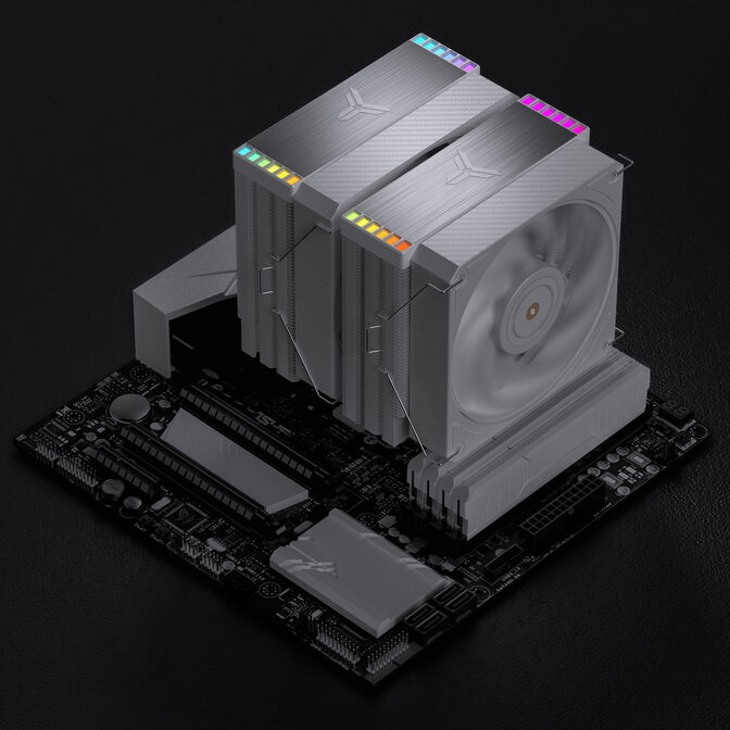 Ventilador CPU Jonsbo HX6280 Blanco - 130mm image number 13