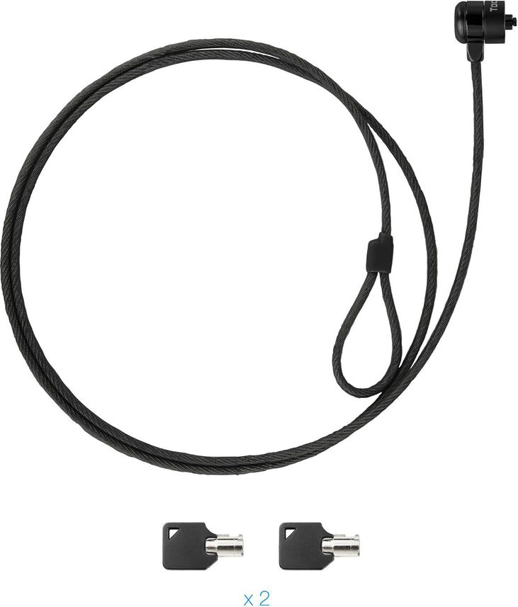 Cable de Seguridad para Portátil con Llave 1,5 M Gris Oscuro image number 8