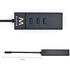 Hub USB Ewent 3 Portas USB 3.1 Gen 1 Type C + 1 Porta RJ45 Gigabit image number null