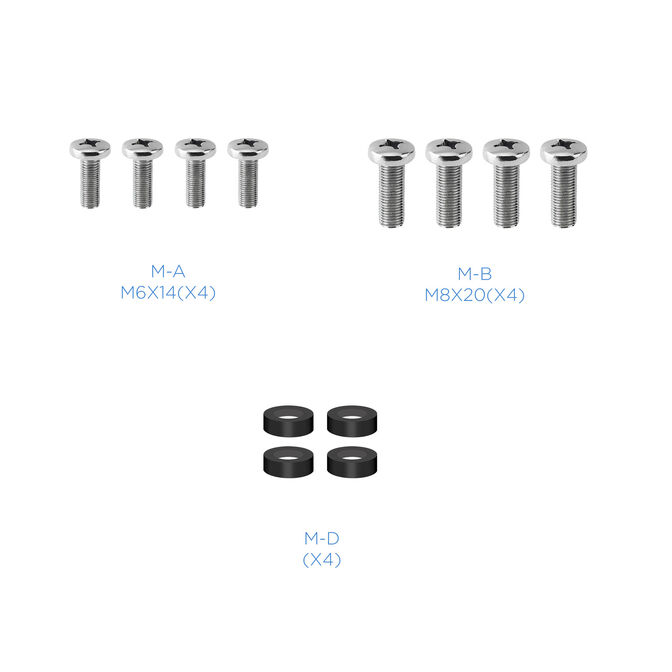 Soporte de Pared Tooq 23" a 55" Max. 30kg Negro image number 11