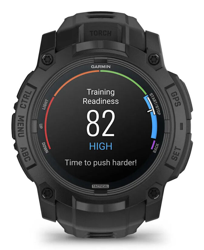 Smartwatch Garmin Instinct 3 Tactical Edition AMOLED 50mm Preto image number 5