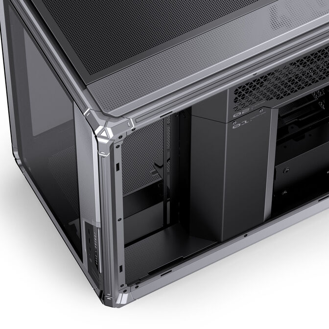 Caja ATX Jonsbo X400 Vidrio Templado Curvo Gris image number 10