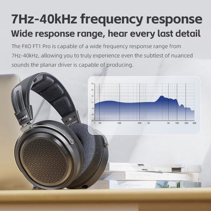 Auriculares FiiO FT1 PRO Hi-Fi Negros image number 4