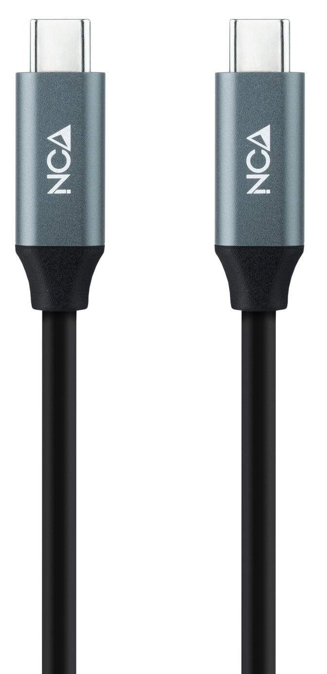 Cable USB 3.2 Gen2x2 Nanocable 20Gbps 5A/100W 4K@60Hz USB-C M/M 1 M Negro image number 1