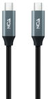 Cable USB 3.2 Gen2x2 Nanocable 20Gbps 5A/100W 4K@60Hz USB-C M/M 1 M Negro image number null