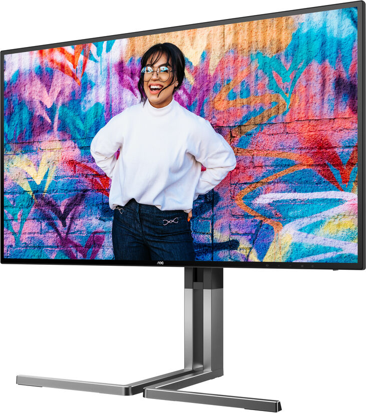 Monitor AOC Graphic Pro 27" U27U3CV Nano IPS 4K 60Hz USB-C (PD90W) DisplayHDR 400 image number 4