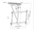 Soporte de Pared Equip para TV 32" a 70" Motorizado c/Comando Máx. 35kg image number null