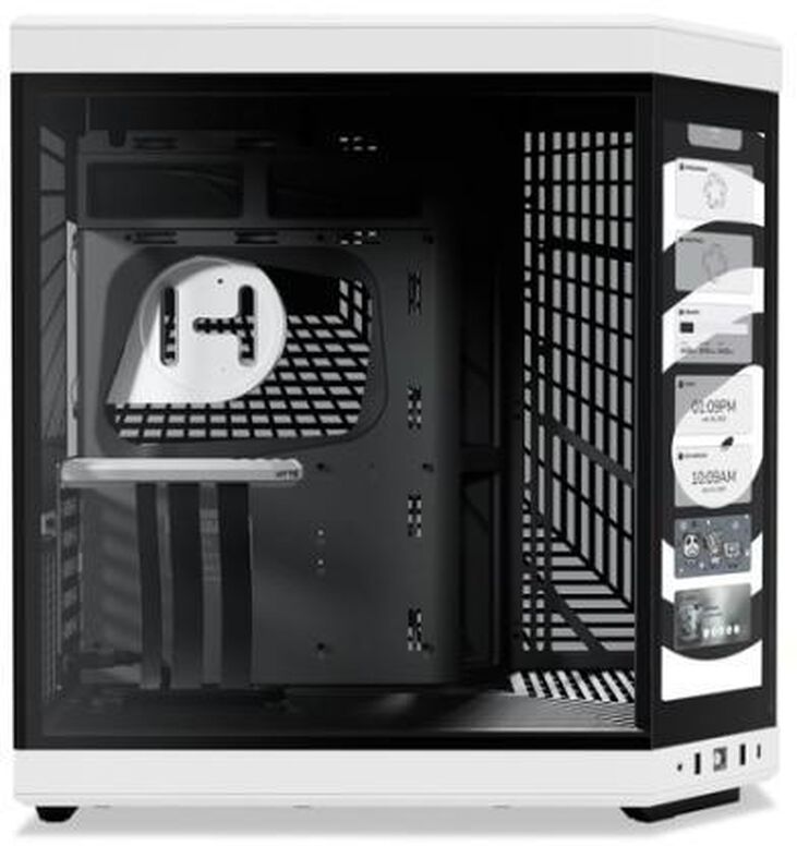 Caja ATX Hyte Y70 Touch Vidrio Templado Negro/Blanco image number 2