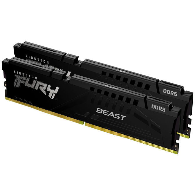 Kingston Technology FURY Beast 32GB 6000MT/s DDR5 CL30 DIMM (Kit of 2) Black EXPO image number 0