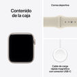 Smartwatch Apple Watch SE 3 GPS 44mm Starlight Aluminium Case with Sand Sport Band - M/L image number null