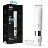Recortadora Corporal Braun Body BS1000 Blanco/Cromado