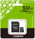 Tarjeta de Memoria Kingston Canvas Select Plus Gen3 150MB/s MicroSDHC UHS-I A1 512GB image number null