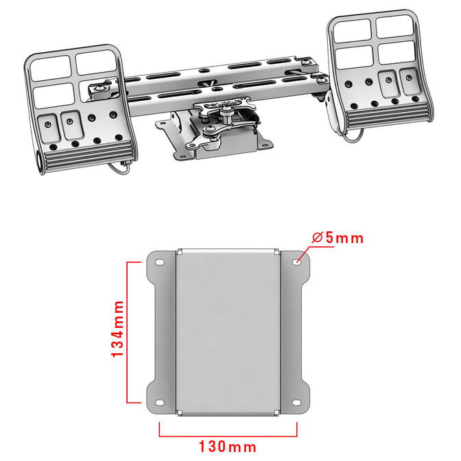 Pedales VIRPIL Controls R1 Falcon Rudder image number 5
