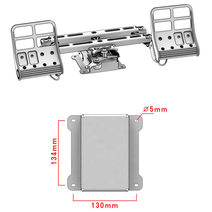 Pedales VIRPIL Controls R1 Falcon Rudder image number 5