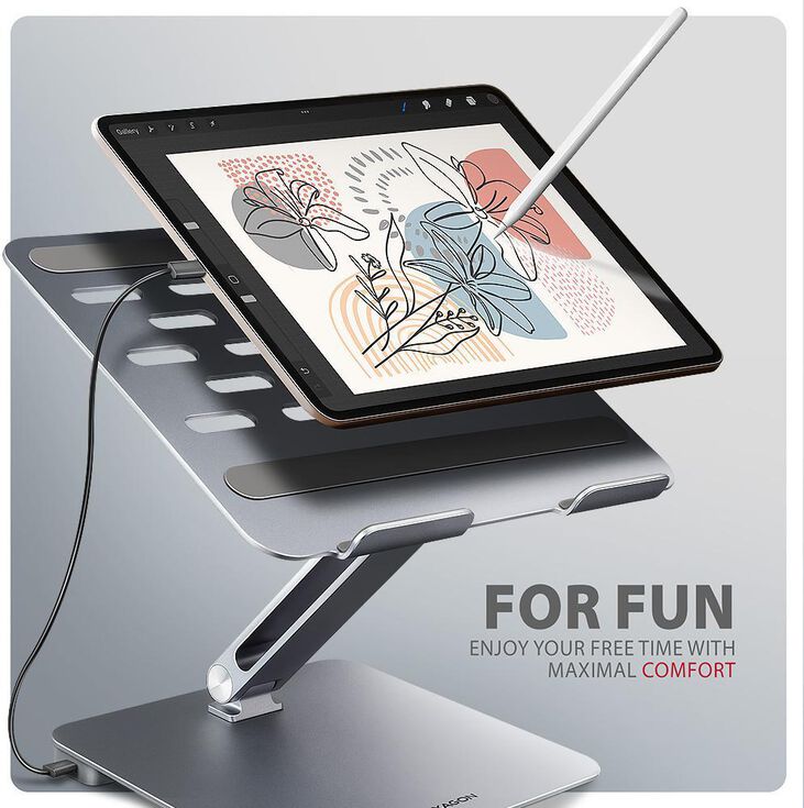 Soporte para portáteis 10" - 16" AXAGON HMC-STND c/ HUB 5Gbps, 3x USB-A, HDMI 4K/60Hz, GLAN, PD 100W, USB-C input image number 10