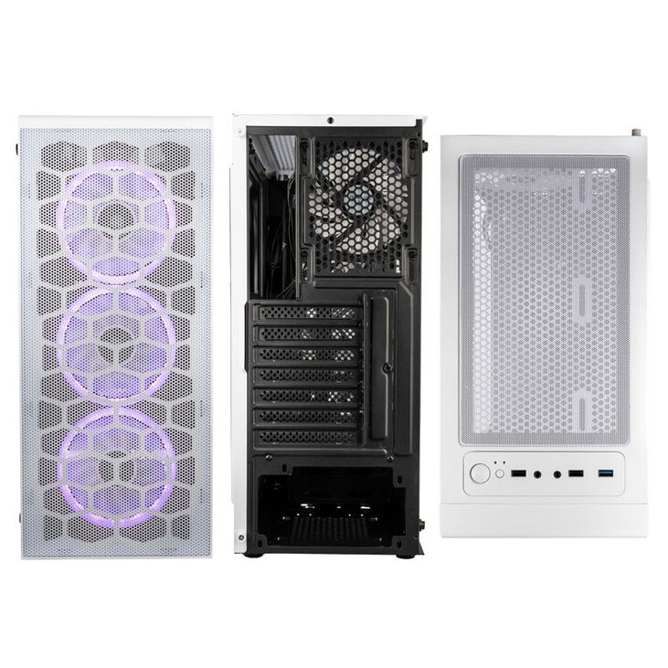 Caja ATX Kolink Observatory HF Mesh ARGB Blanco image number 9