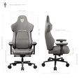 Silla Gaming ThunderX3 Core, Automatic lumbar fit, Loft Grey image number null