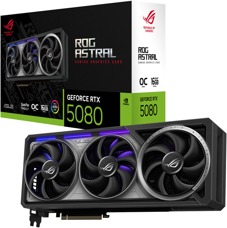 Tarjeta Gráfica Asus GeForce® RTX 5080 ROG Strix Astral OC 16GB GDDR7 DLSS3 image number 9