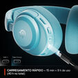 Auriculares SteelSeries Arctis Nova 3P Wireless/Bluetooth Aqua image number null