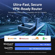 Router de Viagem GL.iNet GL-BE10000 Slate 7 Pro Wireless BE10000 Wi-Fi 7 Tri Band image number null