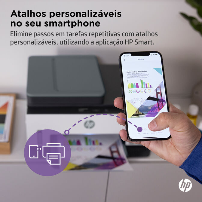 Impresora Multifunci&oacute;n de Inyecci&oacute;n de Tinta HP Smart Tank 7605 Todo-en-Uno WiFi image number 11