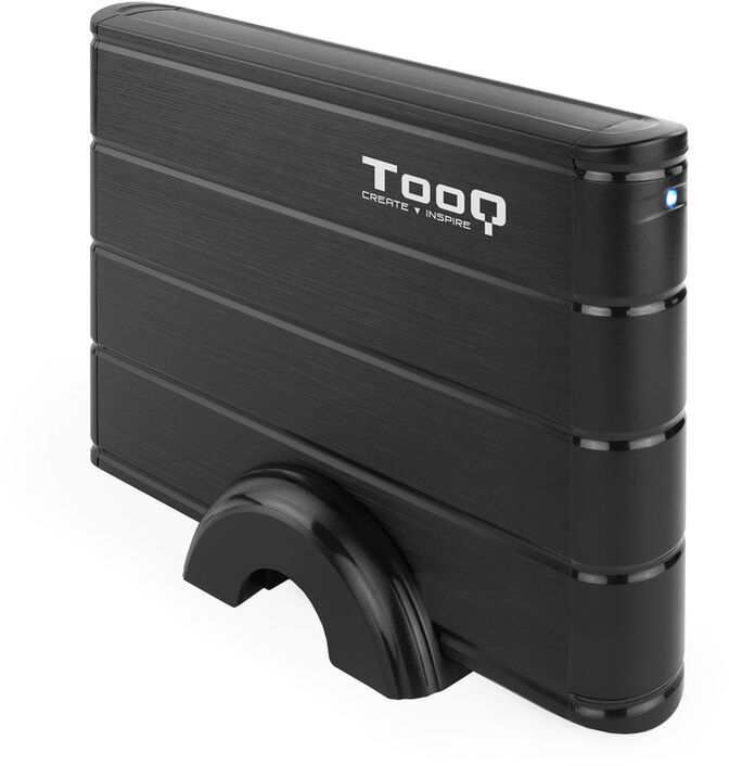 Caja Externa HDD Tooq 3.5" SATA LED - USB 3.0 Negro image number 0