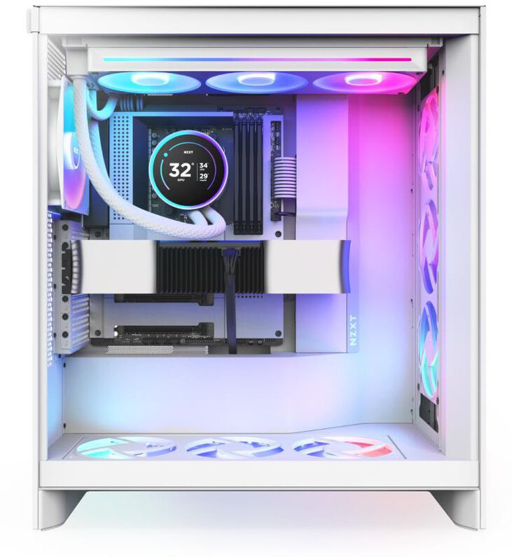 Kit de Refrigeración Líquida CPU NZXT Kraken Elite 360 (2025) RGB Blanco image number 4