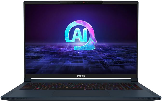 MSI Stealth 16 AI STUDIO A1VFG-087XPT Intel Core Ultra 9 185H Port&aacute;til 40,6 cm (16") Quad HD+ 32 GB DDR5-SDRAM 1 TB SSD NVIDIA GeForce RTX 4060 Wi-Fi 7 (802.11be) Azul image number 0