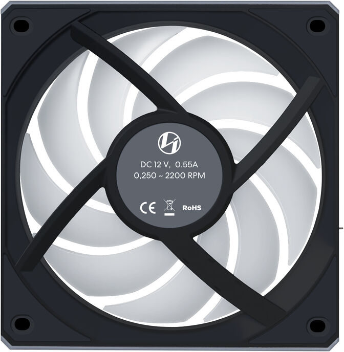 Ventilador Lian Li UNI FAN CL120 Wireless RGB Reverse Blade PWM Negro 120mm image number 5
