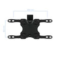 Soporte de Pared Tooq Tilt e GiRat&oacute;nrio 2 Pivots 13" a 42" 190mm Max. 20kg Negro image number null