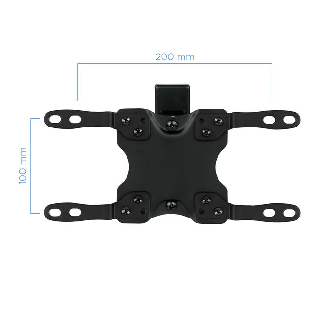 Soporte de Pared Tooq Tilt e GiRat&oacute;nrio 2 Pivots 13" a 42" 190mm Max. 20kg Negro image number 13