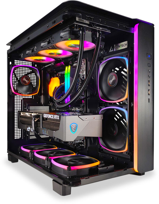 Ordenador King Mod Gamer-PC Ryzen 7 9800X3D 64GB DDR5 2TB RTX 5090 WiFi W11 V3 image number 1