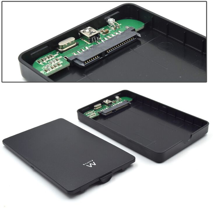 Caja HDD/SSD Ewent 2.5" SATA - USB 2.0 Negro s/parafusos image number 3