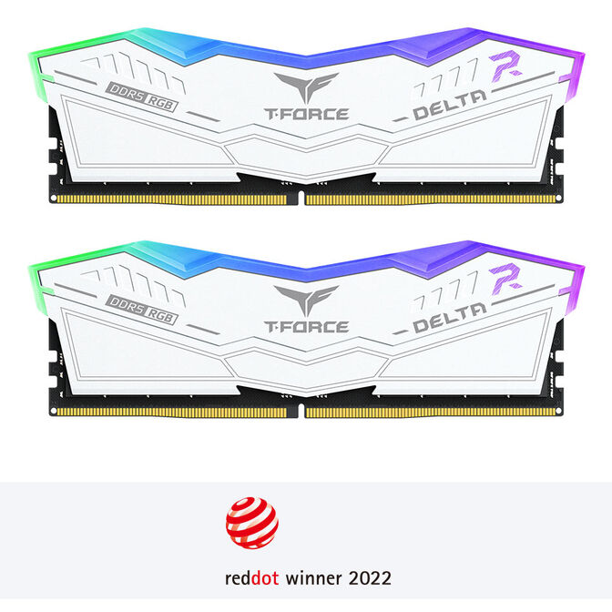 Team Group Kit 32GB (2 x 16GB) DDR5 7000MHz Delta RGB Blanco CL34 image number 5