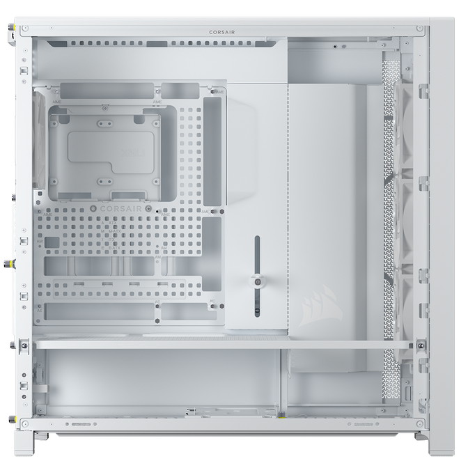 Torre E-ATX Corsair Frame 5000D RS Airflow Blanco Cristal Templado image number 4