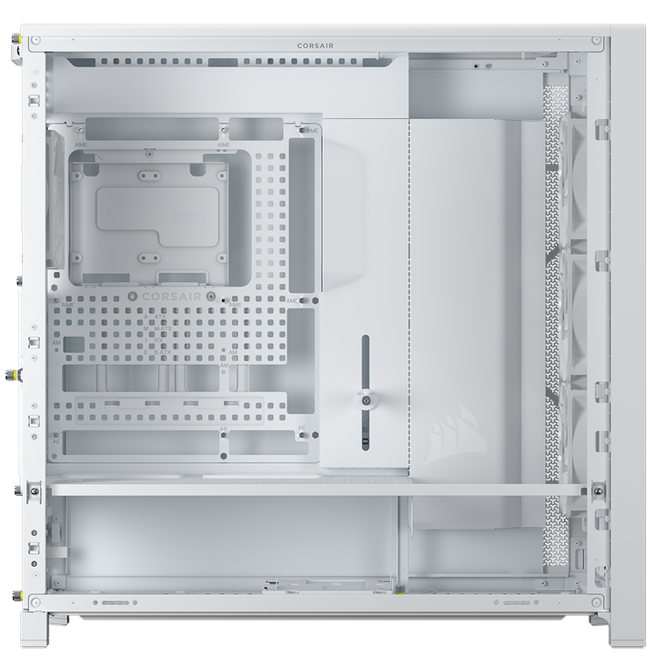 Torre E-ATX Corsair Frame 5000D RS Airflow Blanco Cristal Templado image number 4
