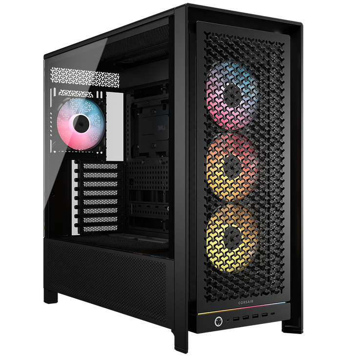 Torre E-ATX Corsair Frame 5000D RS ARGB Airflow Negro Cristal Templado image number 0