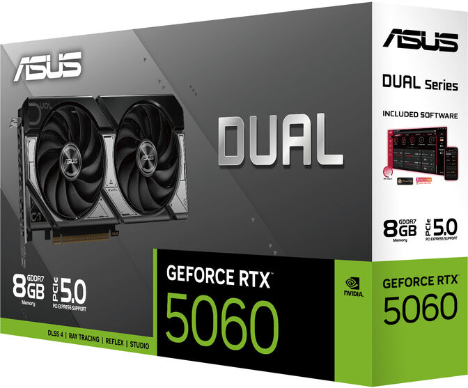 Tarjeta Gr&aacute;fica Asus GeForce&reg; RTX 5060 Dual 8GB GDDR7 DLSS4 image number 11