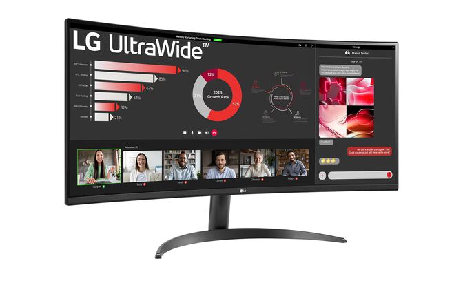 Monitor Curvo LG UltraWide 34" 34WR50QK-B VA UWQHD 100Hz 5ms sRGB99% image number 2