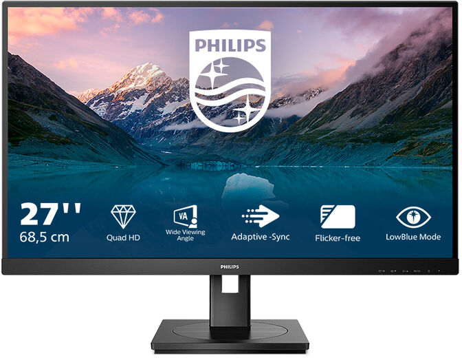 Monitor Philips S-Line 27" 275S9JML VA QHD 75Hz 4ms image number 1