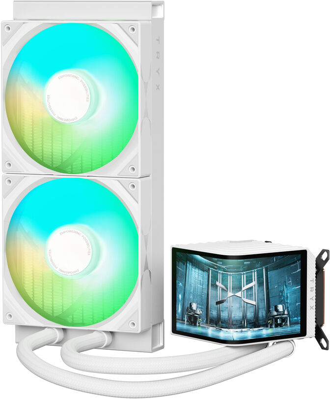 Water Cooler CPU TRYX Panorama 280 ARGB Blanco image number 0